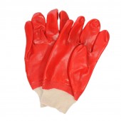 Перчатки маслобензостойкие красные "Гранат"
