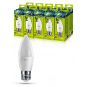 Лампа Ergolux LED-С35-11W-Е27-6К Свеча 6500К