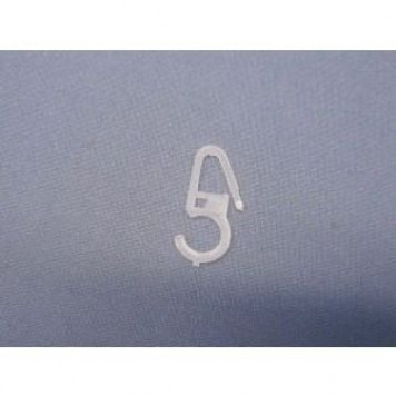 Крючок для кольца прозрачный (50шт)-0