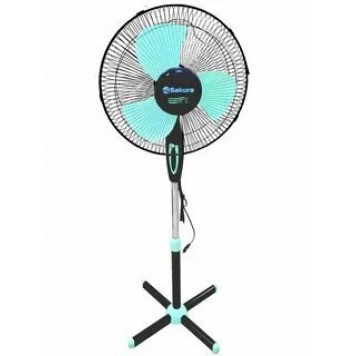 Вентилятор напольный SAKURA SA-11B б/гол. 40Вт, высота 1,3м-0