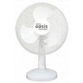 Вентилятор настольный OASIS VT-30W3, 30Вт, 2 скорости, белый