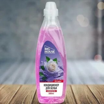 Кондиционер д/белья Big House Бархатистая роза 1,0л-0