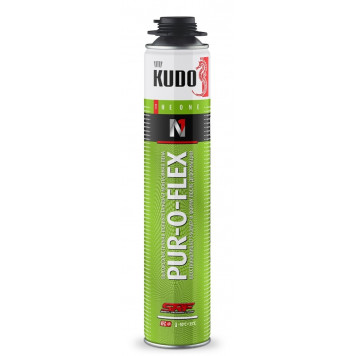 Пена полиуретановая монтажная высокопластичная KUDO PROFF PUR-O-FLEX-0