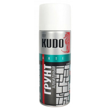 Грунт №2004 KUDO аэрозольный универсальный белый-0