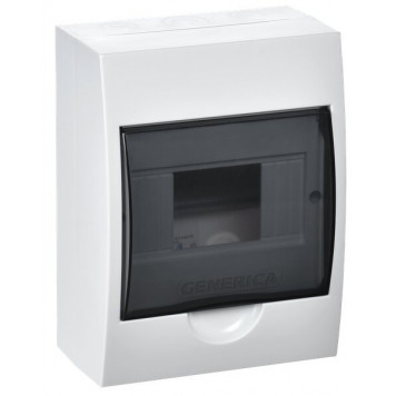 Бокс ЩРН-П- 6 модуля навесной пластик GENERICA /MKP-12-N-06-41-G/-0