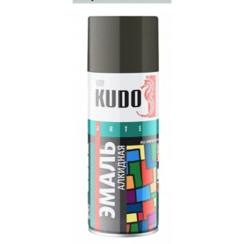Эмаль №1005 KUDO аэрозольная универсальная хаки 0,52л-0