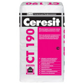 Штукатурно-клеевая смесь для минеральной ваты Ceresit CT 190 25кг