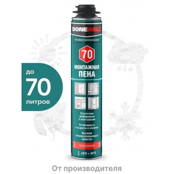 Пена монт."DONEWEll" 70л ПРО всесезонная 1000мл-0