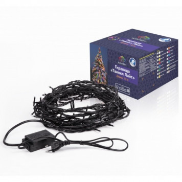 Гирлянда Твинк Лайт 10м, LED 100д белая /303-135/-0