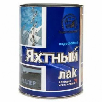 Лак яхтный глянцевый бесцветный 2,7л Радуга-0