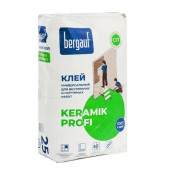 Клей д/кафеля 25кг Bergauf Keramik Pro/Pro С1 Т усиленный для керамической плитки