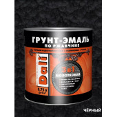 Эмаль-Грунт по ржавчине "DALI" молотковая черная 0,75л