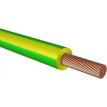 Провод ПуГВ (ПВЗ) 1*4 желто-зеленый-0