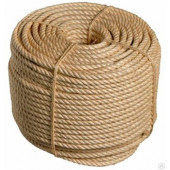 Веревка джутовая №16 (в бух. 120м)