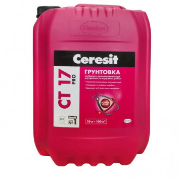 Грунт ЦЕРЕЗИТ СТ17 глубокого проникновения 10л-0