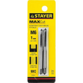 Метчик набор 2шт М6*1.0 мм STAYER /28025-06-1.0-H2/