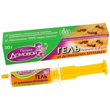 Гель Домовой Прошка от Домашних муравьев, шприц 30гр-0