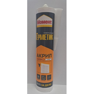 Герметик Момент Акриловый атмосферостойкий белый 420 гр-0