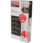Радиатор биметаллический ROMMER Optima 500*80 (4 секций)