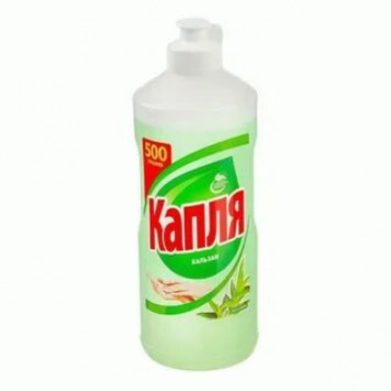 Средство для мытья посуды Капля  Алоэ-Вера бальзам 500мл-0