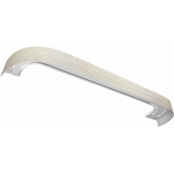 Карниз потол КЛЕВЕ ГАЛАНТ 2-х рядный Дуб беленый 3,6м-0