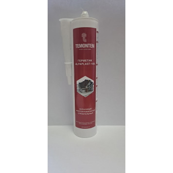 Герметик Alfaplast-106 акриловый белый морозостойкий 310мл-0