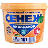 Сенеж Аквадекор 2,5 кг (иней) 101-Х2