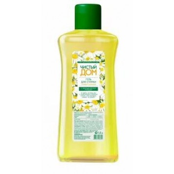 Гель для стирки Чистый дом ромашка 1.5л-0