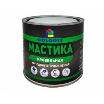 Мастика кровельная 1,8кг холодного применения Колорит-0