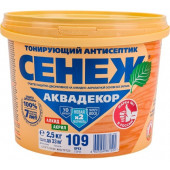 Сенеж Аквадекор 2,5 кг (орех) 109-Х2