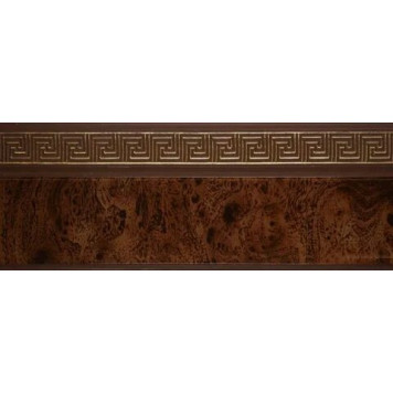 Карниз потол КЛЕВЕ ГАЛАНТ МЕАНДР 3-х рядный Карельская береза 3,0м-0