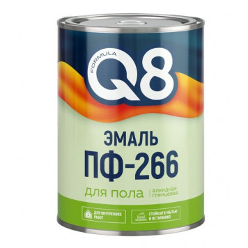 Краска ПФ-266 FORMULA Q8 красно-коричневая 0,9 кг/0,8кг-0