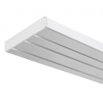 Карниз потол 3-х ряд.бел  2,5м-0