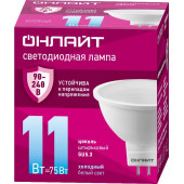 Лампа светодиодная ОНЛАЙТ 90434 11W OLL-MR16-11-230-6,5K-GU5.3