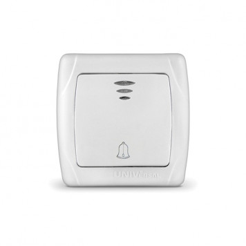 Кнопка звонковая Универсал "Маргарита" с подсветкой с/у /126/-0