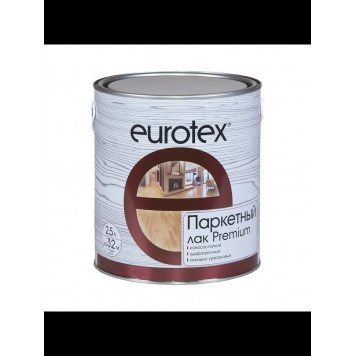 Лак Eurotex-Premium паркетный полуматовый 2,5л-0