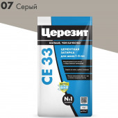 Затирка  Церизит СЕ 33 S №07 серый 2кг