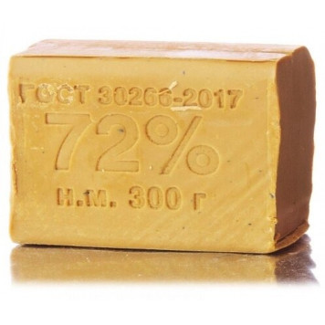 Мыло хозяйственное 300гр ГОСТ 72%-0