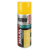 Эмаль №1013 KUDO аэрозольная универсальная желтая