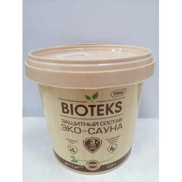 Лак ТЕКС Эко-Сауна Биотекс Профи п/мат.  0,9л-0