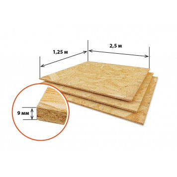 ОСП-3 1,25*2,5*9мм-0