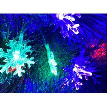 Гирлянда "Яркие снежинки" Волшебная страна-0