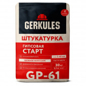 Штукатурка гипсовая Старт (белая) Геркулес 30кг GP-61