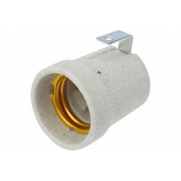 Патрон Е-27 керамический с держателем-0