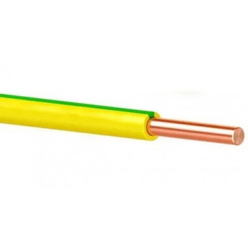 Провод ПВ1/ПуВ 1*2,5 желто-зеленый-0