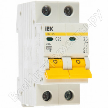 Автомат ВА4729 25А 2п-0