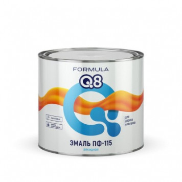 Краска ПФ-115 FORMULA Q8 черная 1,9кг/1,8кг-0