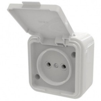 Розетка RA 16-201-Б ОУ 1мест. 16А /0215-00191/-0