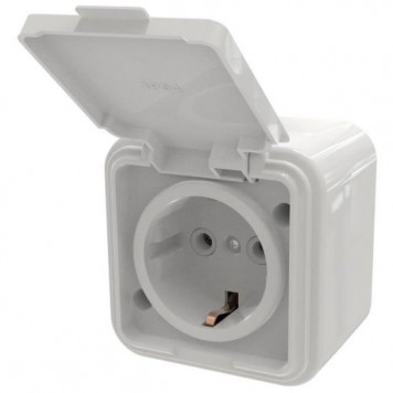 Розетка RA 16-211-Б ОУ 1мест. 16А /0353-6610/-0