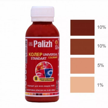 Колер унив Палиж Стандарт красно-коричневый 0,1 л №08-0